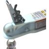 image:imageMaxxHaul Universal Trailer Coupler Lock Adjustable Heavy Duty Anti Theft Hitch Lock for 178 2 and 2516 Couplers Yellow 50640212 Channel Straight Tongue Trailer Coupler