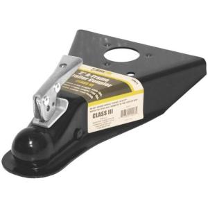 image:imageMaxxHaul Universal Trailer Coupler Lock Adjustable Heavy Duty Anti Theft Hitch Lock for 178 2 and 2516 Couplers Yellow 506402 Ball Class III and IV AFrame Trailer Coupler