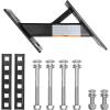 image:imageMaxxHaul HeavyDuty Spare Tire Carrier Adjustable Bracket Fits 4Lug 5Lug and 6Lug Trailer Wheels 160 lb Capacity PowderCoated Steel Boat Trailer Mount 50976