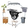 image:imageMaxxHaul 50686 3 Heavy Duty Locking Swivel Casters with Brakes 1000 lb Capacity Ball Bearing Mount  Set of 42