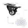 image:imageMaxxHaul 50686 3 Heavy Duty Locking Swivel Casters with Brakes 1000 lb Capacity Ball Bearing Mount  Set of 42