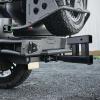 image:imageMaxxHaul 70070  4000lbs 2 Inch Trailer Hitch Receiver Adapter Extender Dual Hitch Extension 1012 Inches Hitch Riser With 6 Inch Rise or Drop
