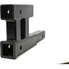image:imageMaxxHaul 70070  4000lbs 2 Inch Trailer Hitch Receiver Adapter Extender Dual Hitch Extension 1012 Inches Hitch Riser With 6 Inch Rise or Drop