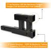 image:imageMaxxHaul 70070  4000lbs 2 Inch Trailer Hitch Receiver Adapter Extender Dual Hitch Extension 1012 Inches Hitch Riser With 6 Inch Rise or Drop