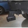 image:imageMaxxHaul Trailer Hitch Riser for 2 Receivers 4 Rise or Drop SolidSteel Shank with Dual Pin Holes 500 lb Tongue Weight PowderCoated Finish Includes Two Hitch Pins 114 x 67 x 3 50908