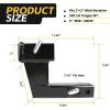 image:imageMaxxHaul Trailer Hitch Riser for 2 Receivers 6 Rise or Drop SolidSteel Height Adapter with Triple Pin Holes 500 lb Tongue Weight PowderCoated Finish Includes Two Hitch Pins 50909