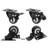 image:imageMaxxHaul 50686 3 Heavy Duty Locking Swivel Casters with Brakes 1000 lb Capacity Ball Bearing Mount  Set of 42