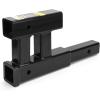 image:imageMaxxHaul 70070  4000lbs 2 Inch Trailer Hitch Receiver Adapter Extender Dual Hitch Extension 1012 Inches Hitch Riser With 6 Inch Rise or Drop