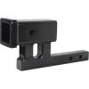 image:imageMaxxHaul Hitch Receiver Adapter and Extender Converts 114 to 2 4 Rise or 338 Drop 9 Extension Class I and II For Bike Racks and Cargo Carriers 350 lb Tongue Weight 80875Class I and II Shank Length 578