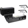 image:imageMaxxHaul Trailer Hitch Riser for 2 Receivers 4 Rise or Drop SolidSteel Shank with Dual Pin Holes 500 lb Tongue Weight PowderCoated Finish Includes Two Hitch Pins 114 x 67 x 3 50908