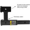 image:imageMAXXHAUL Dual Hitch Extension for 2 Inch Receiver Tow Trailer and Carry Hitch Accessories 5000 lb Capacity 2 x 2 Class IIIIV Compatible 50248