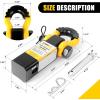 image:imageMaxxHaul 51007 15000 lb Capacity Hitch Mount Trailer Recovery Shackle Tow Hitch with Magnetic 34 DRing Shackle for 2 inch Receiver with 2 inch Solid Shank for OffRoad Operation
