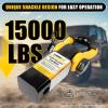 image:imageMaxxHaul 51007 15000 lb Capacity Hitch Mount Trailer Recovery Shackle Tow Hitch with Magnetic 34 DRing Shackle for 2 inch Receiver with 2 inch Solid Shank for OffRoad Operation