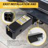 image:imageMaxxHaul 51959 Trailer Hitch Extension 12 inch Length 2 inch x 2 inch Receiver Tube Fits 2 inch Receiver 3500 lbs Capacity Includes 58 inch Hitch Pin and Clip12 inch
