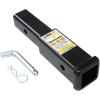 image:imageMaxxHaul 51959 Trailer Hitch Extension 12 inch Length 2 inch x 2 inch Receiver Tube Fits 2 inch Receiver 3500 lbs Capacity Includes 58 inch Hitch Pin and Clip7 inch