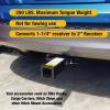 image:imageMaxxHaul 70032 114 inch to 2 inch Trailer Hitch Receiver Adapter  ExtensionPack of 6