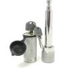 image:imageMaxxHaul 70050 Trailer Hitch Lock  Heavy Duty 58 Hitch Locking Receiver Pin With 2 Keys Chrome