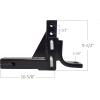 image:imageMaxxHaul Adjustable Ball Mount 5000 lb Towing Capacity with 8Position Height Adjustment Fits 2 Receivers HeavyDuty Steel Tow Hitch with DualPin System 70067