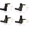 image:imageMaxxHaul Adjustable Ball Mount 5000 lb Towing Capacity with 8Position Height Adjustment Fits 2 Receivers HeavyDuty Steel Tow Hitch with DualPin System 70067