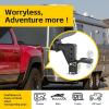 image:imageMaxxHaul Adjustable Ball Mount with 8Position Height Adjustment Fits 2 Receivers Heavy Duty Steel Tow Hitch with Hitch Pin 5000 lb Towing Capacity 51043