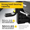 image:imageMaxxHaul Adjustable Ball Mount with 8Position Height Adjustment Fits 2 Receivers Heavy Duty Steel Tow Hitch with Hitch Pin 5000 lb Towing Capacity 51043
