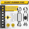 image:imageMaxxHaul Adjustable Dual Ball Mount for 2 Receivers 65 Drop and 75 Rise Dual Hitch Balls with Hitch Stabilizer Rubber Pad and Locking Pin for Quiet Towing 51189