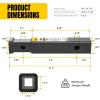 image:imageMaxxHaul Hitch Adapter 2 to 114 Receiver 350 lb Max Tongue WeightNOT FOR TOWING  2 to 125 inch Conversion 70033