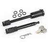 image:imageMaxxHaul Hitch Pin Lock Set 2 Hitch Pins 12 and 58 with 1 Shared Lock Keyed Alike AntiTheft Trailer Hitch Lock for Class IV Receivers Weatherproof 50151Black Electro Paint Finish