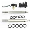 image:imageMaxxHaul Hitch Pin Lock Set 2 Hitch Pins 12 and 58 with 1 Shared Lock Keyed Alike AntiTheft Trailer Hitch Lock for Class IV Receivers Weatherproof 50151Stainless Steel