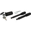 image:imageMaxxHaul Hitch Pin Lock Set 2 Hitch Pins 12 and 58 with 1 Shared Lock Keyed Alike AntiTheft Trailer Hitch Lock for Class IV Receivers Weatherproof 50151Black Electro Paint Finish