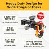 image:imageMaxxHaul Tri Ball Hitch with Rotatable Tow Hook and D Ring Shackle Fits 2 Receiver HeavyDuty Steel 12000 lb Capacity Multi Ball Mount for Towing and Recovery 51008Adjustable Shackle and Dring