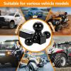 image:imageMaxxHaul Tri Ball Hitch with Rotatable Tow Hook and D Ring Shackle Fits 2 Receiver HeavyDuty Steel 12000 lb Capacity Multi Ball Mount for Towing and Recovery 51008TriBall
