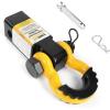 image:imageMaxxHaul 51007 15000 lb Capacity Hitch Mount Trailer Recovery Shackle Tow Hitch with Magnetic 34 DRing Shackle for 2 inch Receiver with 2 inch Solid Shank for OffRoad Operation