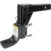 image:imageMaxxHaul Adjustable Ball Mount 5000 lb Towing Capacity with 8Position Height Adjustment Fits 2 Receivers HeavyDuty Steel Tow Hitch with DualPin System 70067