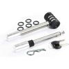 image:imageMaxxHaul Hitch Pin Lock Set 2 Hitch Pins 12 and 58 with 1 Shared Lock Keyed Alike AntiTheft Trailer Hitch Lock for Class IV Receivers Weatherproof 50151Stainless Steel