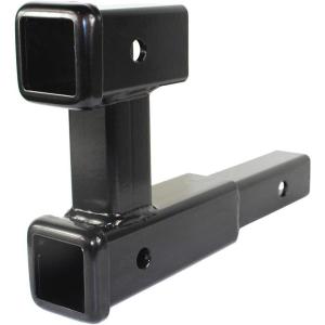 image:imageMAXXHAUL Dual Hitch Extension for 2 Inch Receiver Tow Trailer and Carry Hitch Accessories 5000 lb Capacity 2 x 2 Class IIIIV Compatible 50248