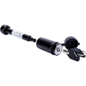 image:imageMaxxHaul 58 Dogbone Hitch Receiver Lock Fits 2 amp 212 Trailer Hitch Receivers HeavyDuty Carbon Steel Lock with Weather Cap amp 2 Keys 50232