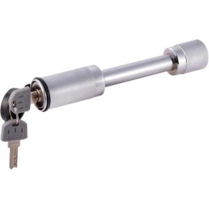 image:imageMaxxHaul 70050 Trailer Hitch Lock  Heavy Duty 58 Hitch Locking Receiver Pin With 2 Keys Chrome