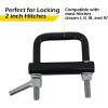 image:imageMaxxHaul 50831 Hitch Tightener Anti Rattle Stabilizer for 2 Hitches  with Wrench Nut  No Tool Installation Fast amp Easy2 Hitches