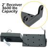 image:imageMaxxHaul Universal Hitch Winch Mount for ATV UTV Truck Fits 2 Receiver 3600 lb Capacity Heavy Duty Steel 50688