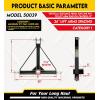 image:imageMaxxHaul 500393 Point 2 inch Heavy Duty Trailer Hitch Drawbar Adapter Category 1 Tractor Tow Compatible with John Deere Kubota CAT BX LM25H WLM Tractor NorTrac Yanmar Kioti