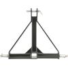 image:imageMaxxHaul 500393 Point 2 inch Heavy Duty Trailer Hitch Drawbar Adapter Category 1 Tractor Tow Compatible with John Deere Kubota CAT BX LM25H WLM Tractor NorTrac Yanmar Kioti