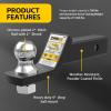 image:imageMaxxHaul 50547 Trailer Hitch Mount with 2 inch Ball and Pin  Fits 2 inch Receiver 2 inch Drop 7500 lbs Capacity