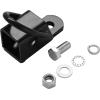 image:imageMaxxHaul 50619 BoltOn ATV UTV Trailer Hitch Receiver Adapter for 2 Receiver Tube with Welded DRing