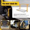 image:imageMAXXHAUL 50694 2112 x 73 Adjustable Truck Tire Service Step with NonSlip Platform Foldable 300lb Capacity  Fits up to 31 Tire Diameter215 x 73