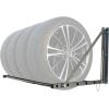 image:imageMaxxHaul Adjustable Wall Mount Folding Tire Rack  32 to 48 Inch Width  300 lb Capacity  Heavy Duty Steel Garage Tire Storage Holds 4 Tires  70489Grey