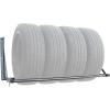 image:imageMaxxHaul Adjustable Wall Mount Folding Tire Rack  32 to 48 Inch Width  300 lb Capacity  Heavy Duty Steel Garage Tire Storage Holds 4 Tires  70489Grey