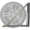 image:imageMaxxHaul Adjustable Wall Mount Folding Tire Rack  32 to 48 Inch Width  300 lb Capacity  Heavy Duty Steel Garage Tire Storage Holds 4 Tires  70489Grey