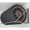 image:imageMaxxHaul Adjustable Wall Mount Folding Tire Rack  32 to 48 Inch Width  300 lb Capacity  Heavy Duty Steel Garage Tire Storage Holds 4 Tires  70489Grey