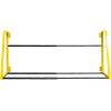 image:imageMaxxHaul Adjustable Wall Mount Folding Tire Rack  32 to 48 Inch Width  300 lb Capacity  Heavy Duty Steel Garage Tire Storage Holds 4 Tires  70489Yellow